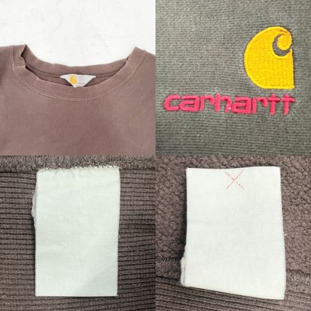  Carhartt カーハート スウェット トレーナー メンズ 襟ヨレ・袖口難有 ブラウン