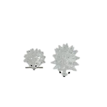  SWAROVSKI スワロフスキー ハリネズミ 親子 2個セット 箱付 インテリア 小物 置物
