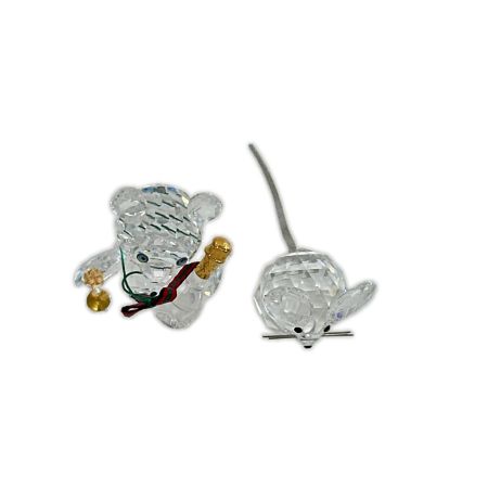  SWAROVSKI スワロフスキー クリスベア セレブレーション クマ ネズミ 2個セット 箱付 インテリア 小物 置物