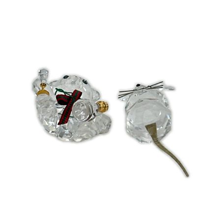  SWAROVSKI スワロフスキー クリスベア セレブレーション クマ ネズミ 2個セット 箱付 インテリア 小物 置物