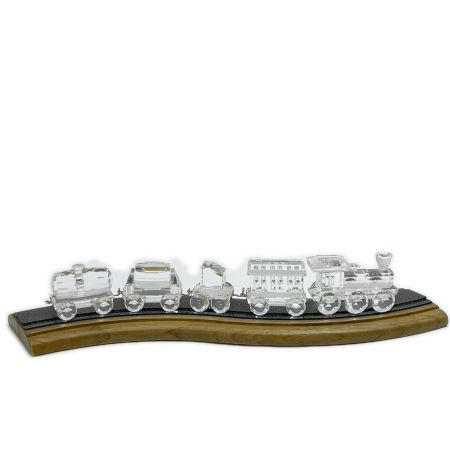  SWAROVSKI スワロフスキー 列車 5個セット ミニトレイン レールセット インテリア小物 アンティーク