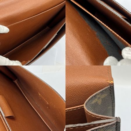  LOUIS VUITTON ルイヴィトン 【ジャンク】 ビジネスバッグ モノグラム セルヴィエット・コンセイエ M53331 ブラウン