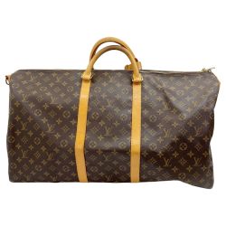◆◆ LOUIS VUITTON ルイヴィトン モノグラム キーポル バンドリエール 60 ストラップ付 ボストンバッグ M41412 ブラウン系 Cランク