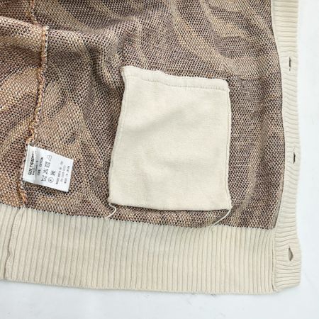  WACKO MARIA ワコマリア カーディガン 虎柄 タイガー 刺繍 Lサイズ メンズ  グレー