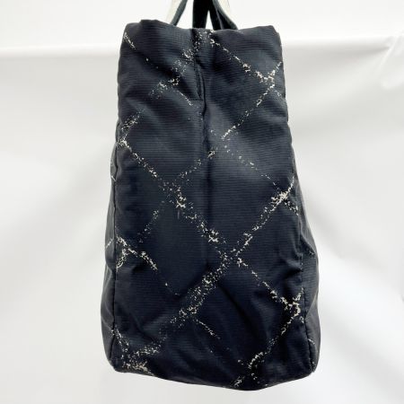  CHANEL シャネル ハンドバッグ トートバッグ トラベルライン ヨゴレ・変色有 レディース ブラック