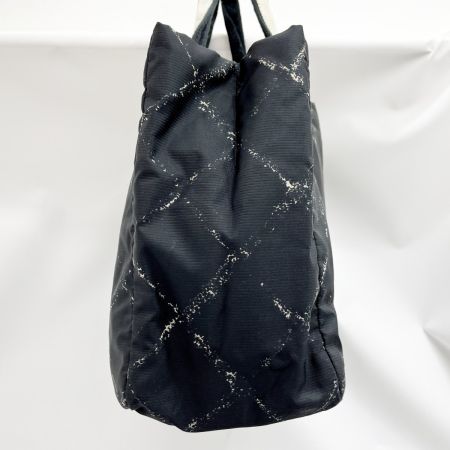  CHANEL シャネル ハンドバッグ トートバッグ トラベルライン ヨゴレ・変色有 レディース ブラック