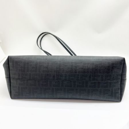  FENDI フェンディ トートバッグ ズッカ 持ち手劣化有 8BH199/UZD ブラック系