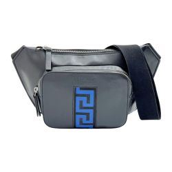 ◆◆ VERSACE ベルサーチ ショルダーバッグ 中破れ有 メンズ 1011795/IA08626 ブラック Cランク