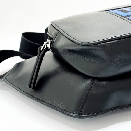  VERSACE ベルサーチ ショルダーバッグ 中破れ有 メンズ 1011795/IA08626 ブラック