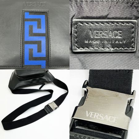  VERSACE ベルサーチ ショルダーバッグ 中破れ有 メンズ 1011795/IA08626 ブラック