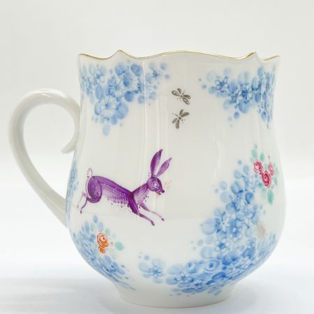  Meissen マイセン 西洋陶磁 真夏の夜の夢カップ＆ソーサー 6＆2 変色有