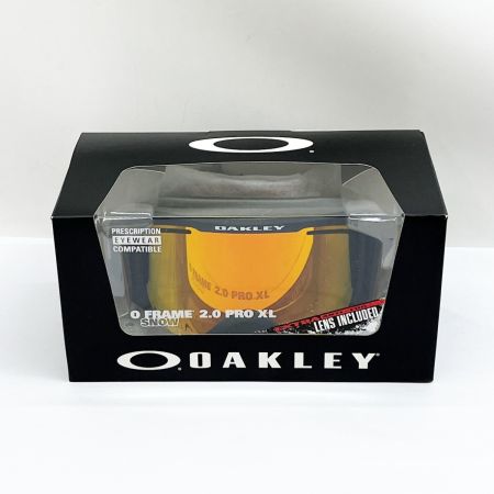  OAKLEY オークリー スキーゴーグル スノーボードゴーグル 箱・替えレンズ付き ブラック