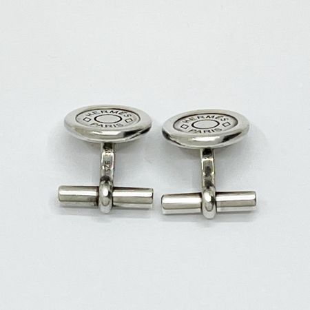  HERMES エルメス カフス カフリンクス セリエボタン ラウンドシェイプ カフスボタン AG925 シルバー