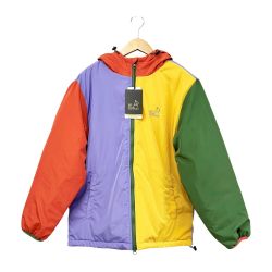 ◆◆ go slow caravan ゴースローキャラバン ダウンジャケット サイズ4 アウター タグ付 カラフル Bランク