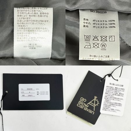  go slow caravan ゴースローキャラバン ダウンジャケット サイズ4 アウター タグ付 カラフル