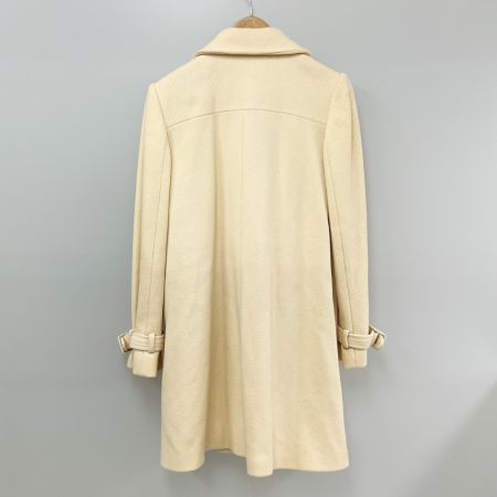  EMPORIO ARMANI エンポリオアルマーニ コート サイズ40 Wボタン/ベルト付き アウター レディース  アイボリー