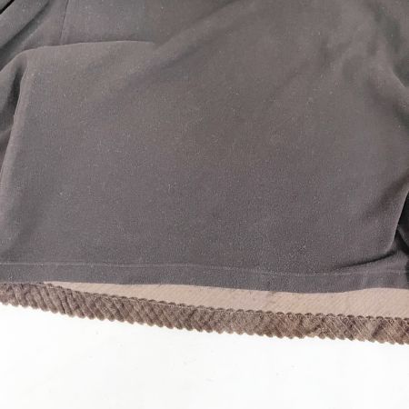  ARMANIJEANS アルマーニジーンズ ロングコート サイズ38 斜めストライプ模様 裏毛羽立ち有 ベルト付  ブラウン