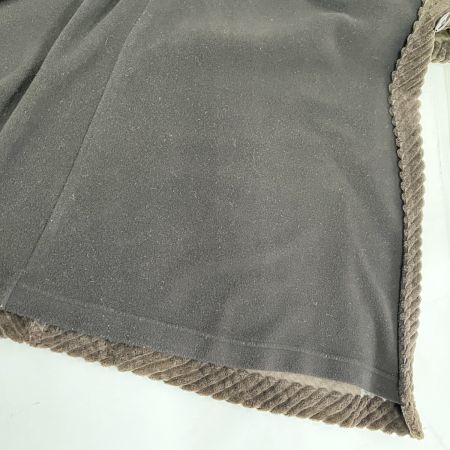  ARMANIJEANS アルマーニジーンズ ロングコート サイズ38 斜めストライプ模様 裏毛羽立ち有 ベルト付  ブラウン