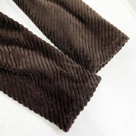  ARMANIJEANS アルマーニジーンズ ロングコート サイズ38 斜めストライプ模様 裏毛羽立ち有 ベルト付  ブラウン