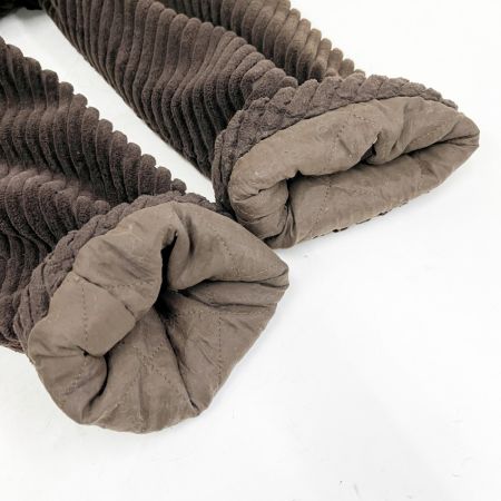  ARMANIJEANS アルマーニジーンズ ロングコート サイズ38 斜めストライプ模様 裏毛羽立ち有 ベルト付  ブラウン