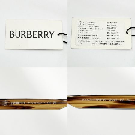  BURBERRY バーバリー サングラス レディース ケース・箱付 B4404-F 4096/80 ブラウン
