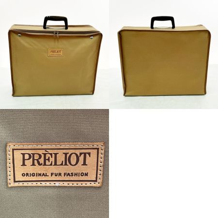  PRELIOT ミンクコート 毛皮コート 13号 ネーム入り レディース アウター ブラウン