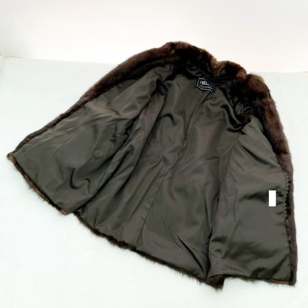  PRELIOT ミンクコート 毛皮コート 13号 ネーム入り レディース アウター ブラウン