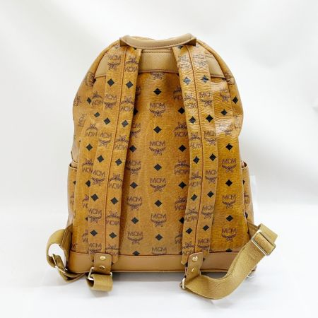  MCM エムシーエム リュック バッグ 角スレ多有 レディース E4161 ブラウン