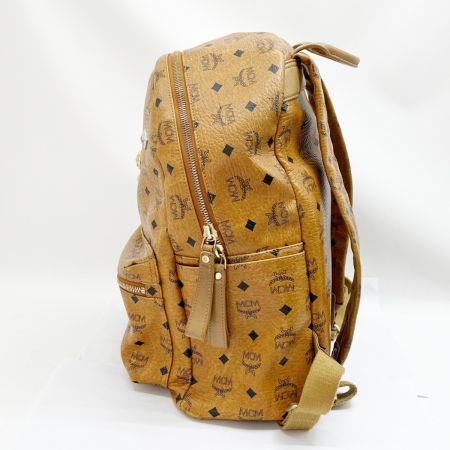  MCM エムシーエム リュック バッグ 角スレ多有 レディース E4161 ブラウン
