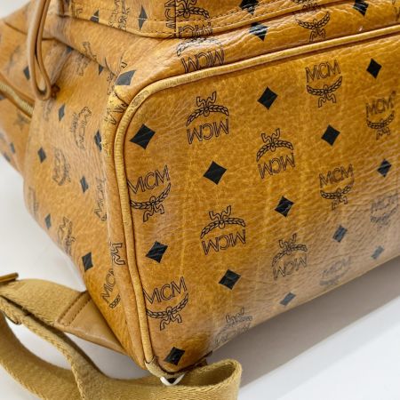  MCM エムシーエム リュック バッグ 角スレ多有 レディース E4161 ブラウン