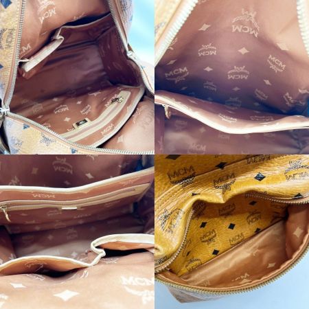  MCM エムシーエム リュック バッグ 角スレ多有 レディース E4161 ブラウン