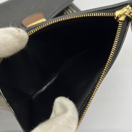  LOUIS VUITTON ルイヴィトン ポルトフィユパラスコンパクト モノグラム 3つ折り財布 M67479 ブラック×ブラウン