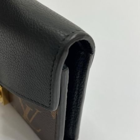  LOUIS VUITTON ルイヴィトン ポルトフィユパラスコンパクト モノグラム 3つ折り財布 M67479 ブラック×ブラウン