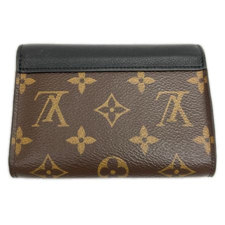  LOUIS VUITTON ルイヴィトン ポルトフィユパラスコンパクト モノグラム 3つ折り財布 M67479 ブラック×ブラウン