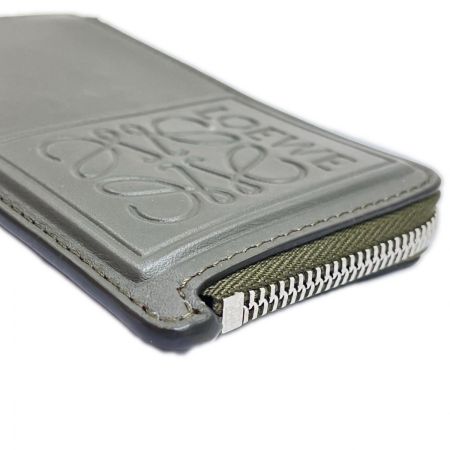  LOEWE ロエベ カードケース コインケース 箱・布袋付 グリーン カーキ