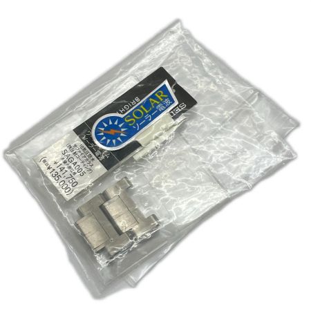  SEIKO セイコー 腕時計 電波ソーラー ステンレススチール 8B53-0AA1 シルバーブラウン系