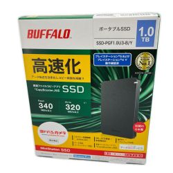 ◆◆ BUFFALO バッファロー 外付けSSD ポータブル ヨドバシカメラ限定モデル 1.0TB SSD-PGF1.0U3-G/Y Sランク