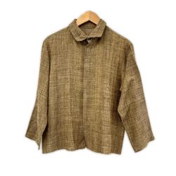 ◆◆ JURGEN LEHL ヨーガンレール 長袖シャツ Mサイズ JO121FB302 レディース  ブラウン Bランク