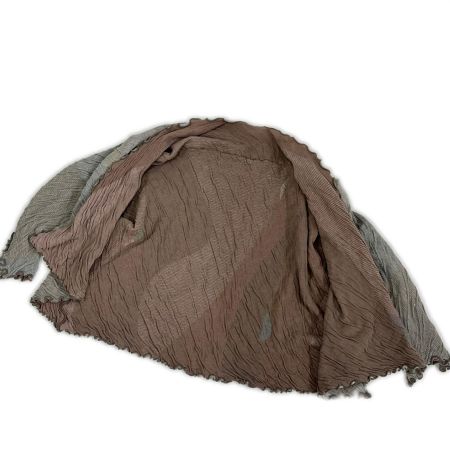  JURGEN LEHL ヨーガンレール カーディガン Mサイズ レディース グレー×ピンク