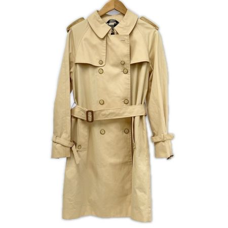  MACKINTOSH ロングコート Mサイズ 裏地白黒チェック クリーム ベージュ ホワイト系 クリーム