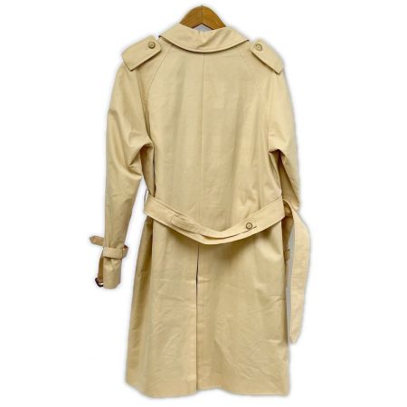  MACKINTOSH ロングコート Mサイズ 裏地白黒チェック クリーム ベージュ ホワイト系 クリーム