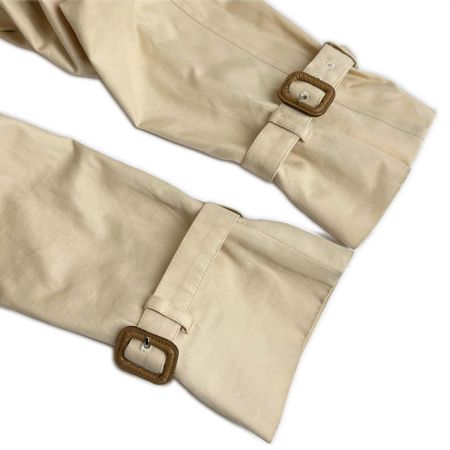  MACKINTOSH ロングコート Mサイズ 裏地白黒チェック クリーム ベージュ ホワイト系 クリーム