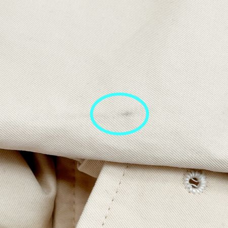  MACKINTOSH ロングコート Mサイズ 裏地白黒チェック クリーム ベージュ ホワイト系 クリーム