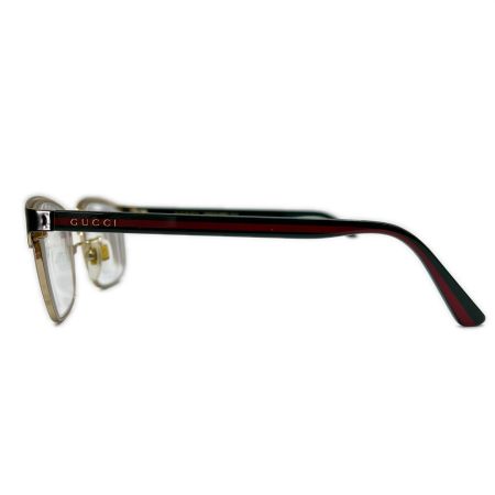  GUCCI グッチ 眼鏡 ケース付 度入り GG09340A ブラック×グリーン