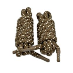 ◆◆ MONCLER モンクレール シューレース 靴紐 ドット柄 2本セット ブラウン Bランク