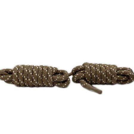  MONCLER モンクレール シューレース 靴紐 ドット柄 2本セット ブラウン