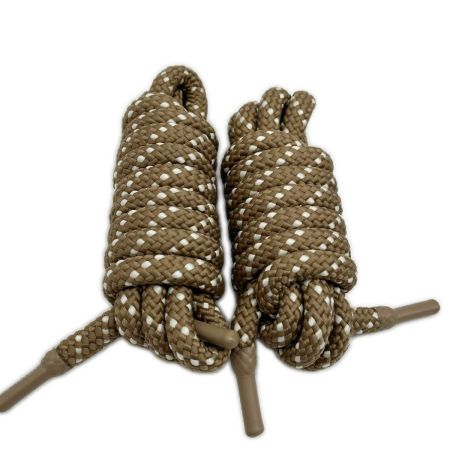  MONCLER モンクレール シューレース 靴紐 ドット柄 2本セット ブラウン