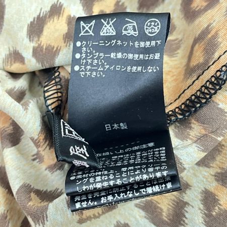  ITALIYA イタリヤ 伊太利屋 ジップカーディガン 11号 豹柄 ヒョウ レディース ミセス ネイビー