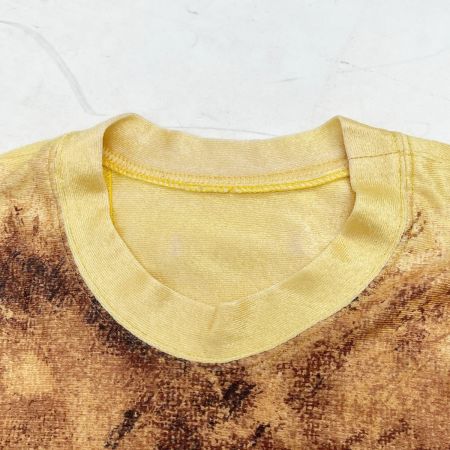  ITALIYA イタリヤ 伊太利屋 カットソー SIZE Free ライオンフェイス レディース ミセス イエロー