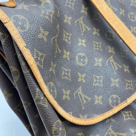  LOUIS VUITTON ルイヴィトン ショルダーバッグ ソミュール35 モノグラム M42254 ブラウン系